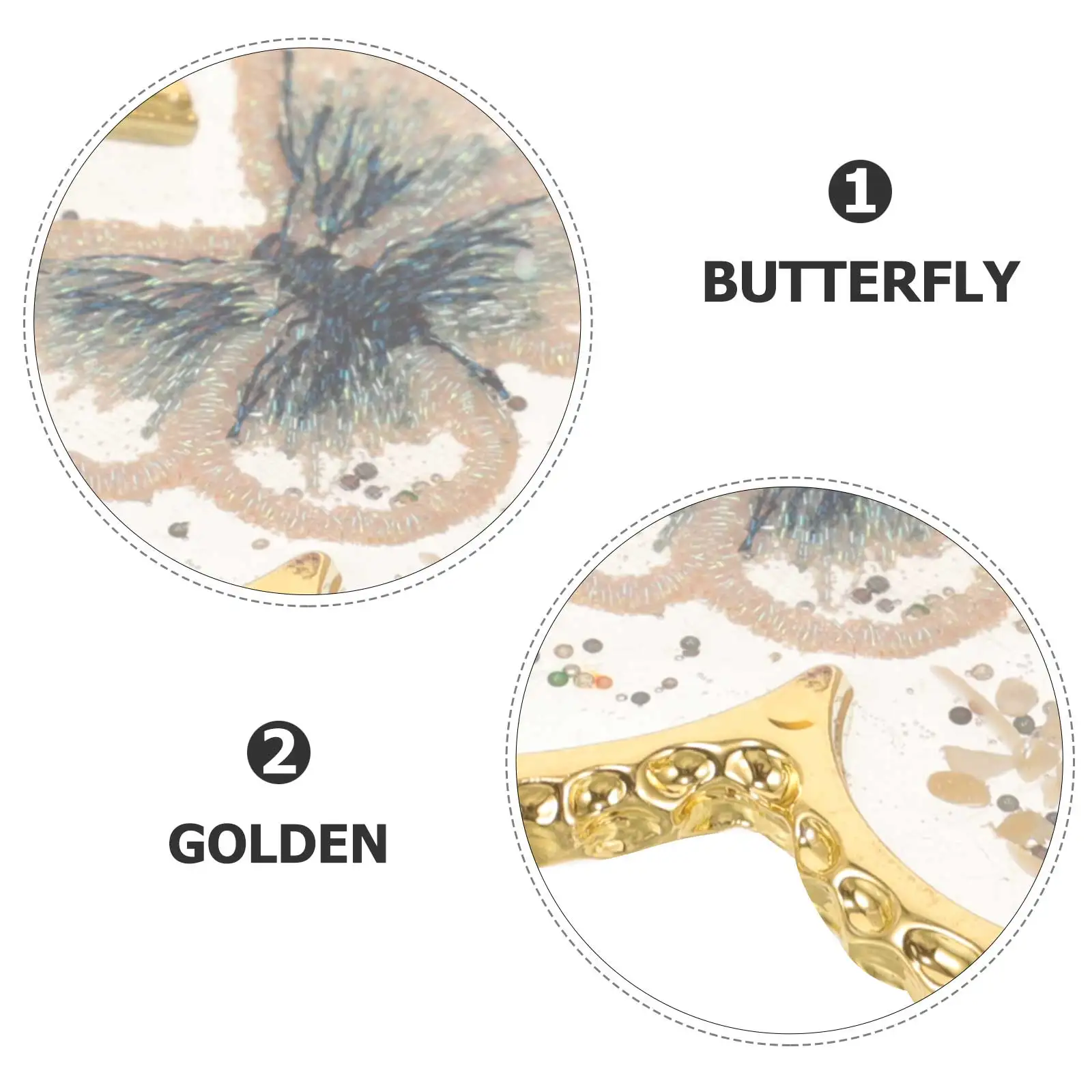 

Nail Art Tools Resin Makeup Mixing Plates Portable Nail St Display Tray For Painting Nails Gel Polish Pallet Art Supplies