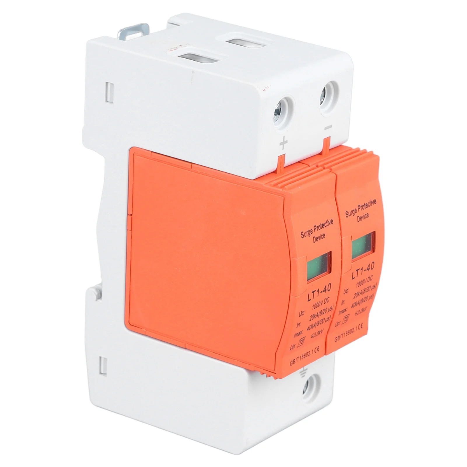 Surge Protective Device 1000V DC Photovoltaic 2P Protector Overcurrent Overvoltage Protection 20KA‑40KA