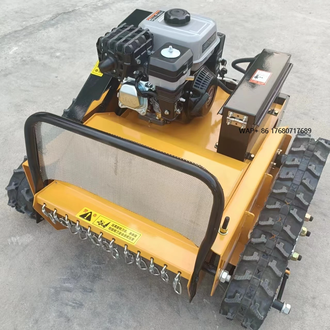 

Газонокосилка с дистанционным управлением, ширина скашивания 500 мм, гусеничная косилка-кусторез с дистанционным управлением