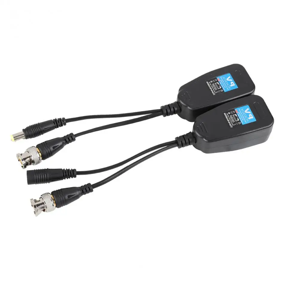 CCTV BNC Video Power Balun Transceiver do złącza CAT5e/6 RJ45 do kamer monitorujących