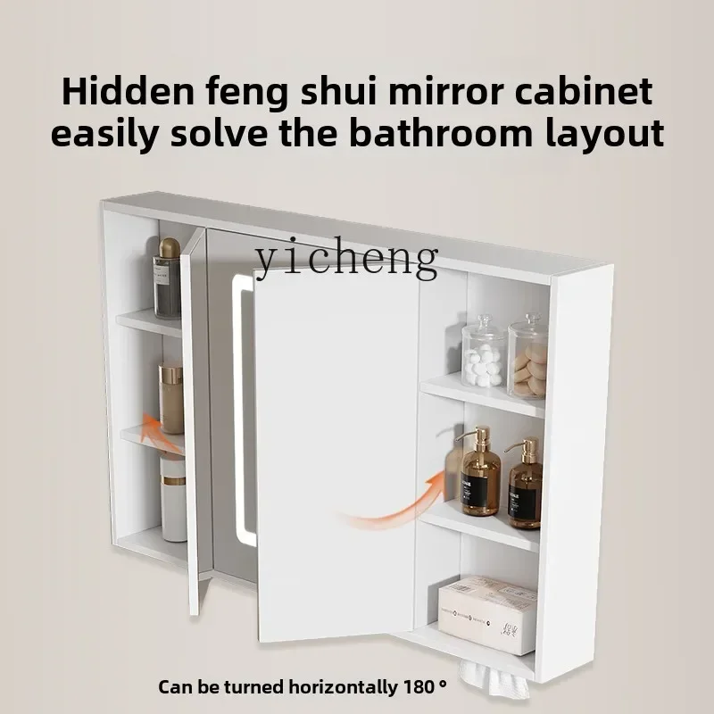 H11- wall-mounted toilet separate smart bathroom mirror toilet mirror rack storage locker