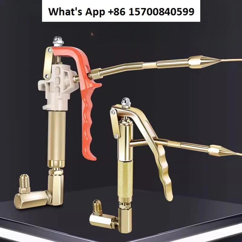 Universal butter gun head Pneumatic high pressure nozzle head accessories Steam-operated manual Electric universal