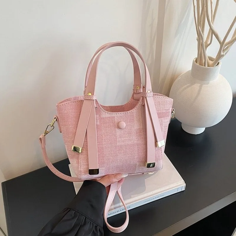 

Sleek Slim Leather Ladies Bag High End Paris Fashion Casual Simple Tote Trendy Crossbody Travel Hand Bag