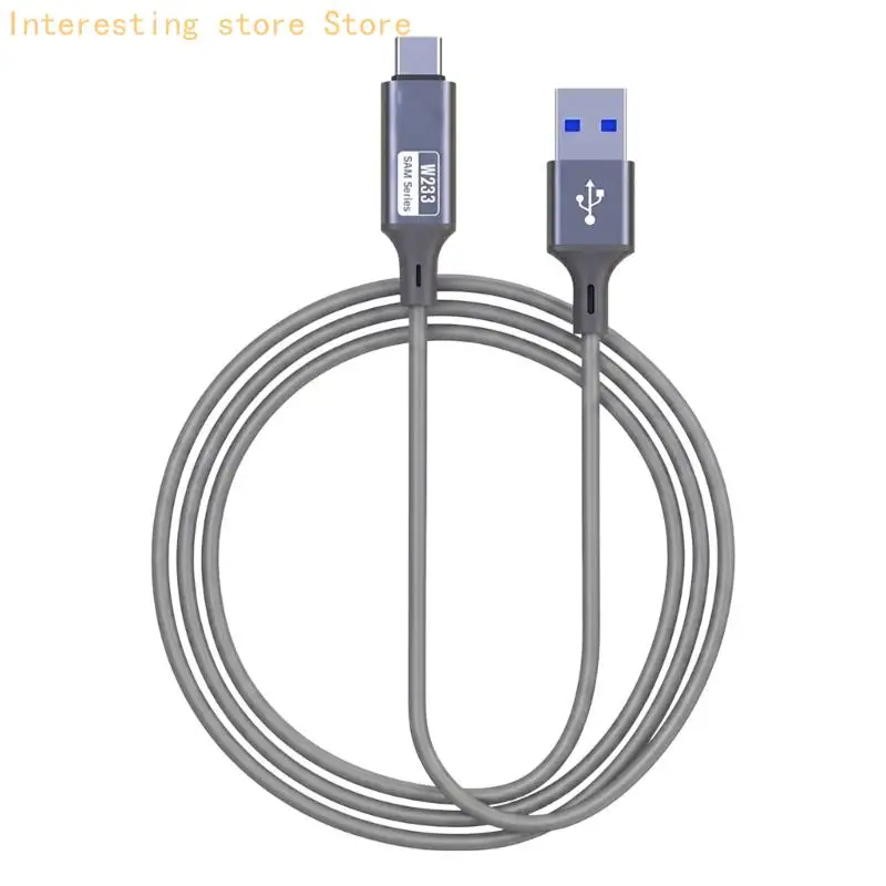 USB-A to USB Type C Flashing Cable for Device Maintenance, 90 Phone Repair Cord for Data Transfer, Charging, Service Work, and
