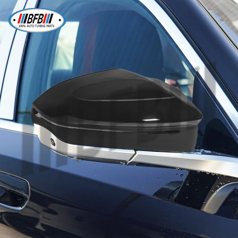 

Replacement ABS Gloss Black Side Door Rearview Mirror Cover For BMW 5 Series G60 G61 G68 7 Series G70 M5 G90 X3 G45 2023up