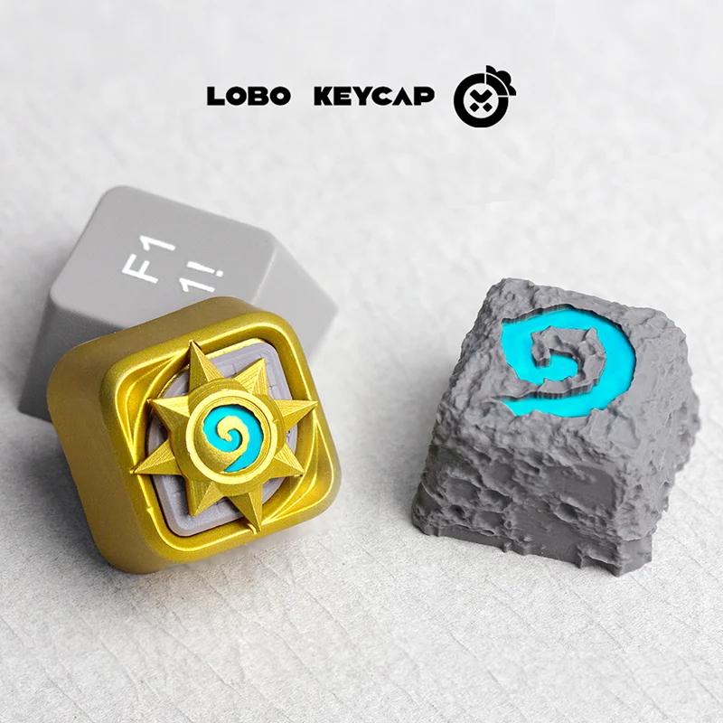 LOBO Custom Keycap Hearthstone & World of Warcraft Anime Keycaps for Mechanical Keyboard Caps DIY Resin Key Caps PC Gamer Gifts