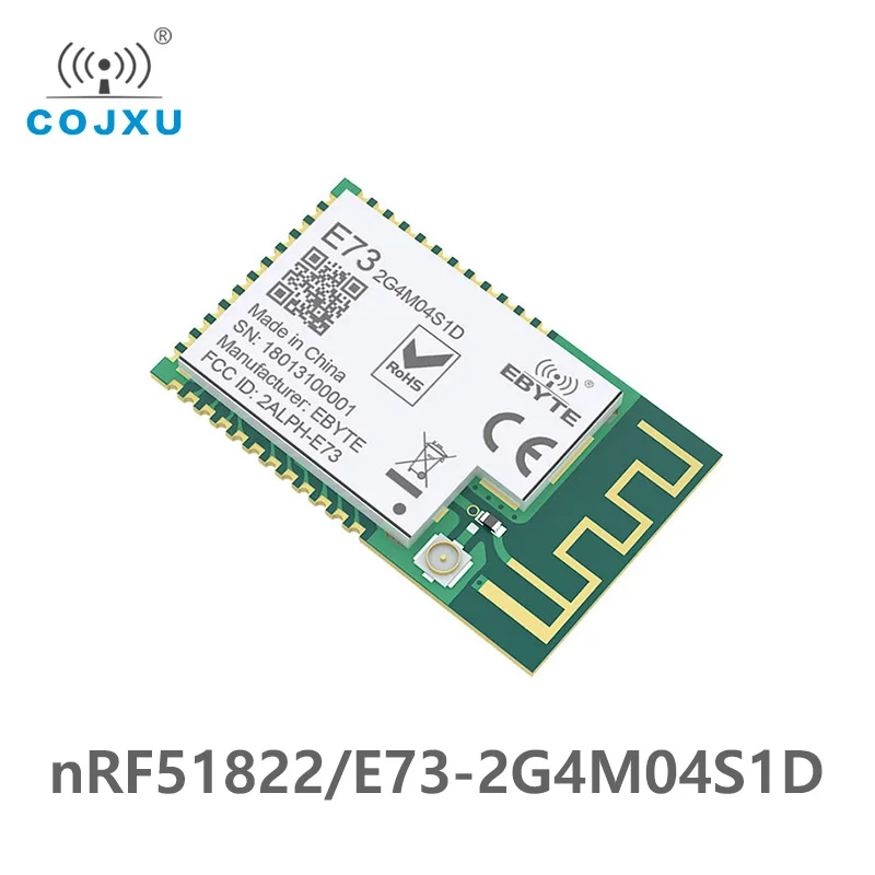 

nRF51822 Ble 4.2 Wireless Module E73-2G4M04S1D 4dBm Bluetooth Transmitter Receiver Data transmission PCB IPEX Antenna Interface