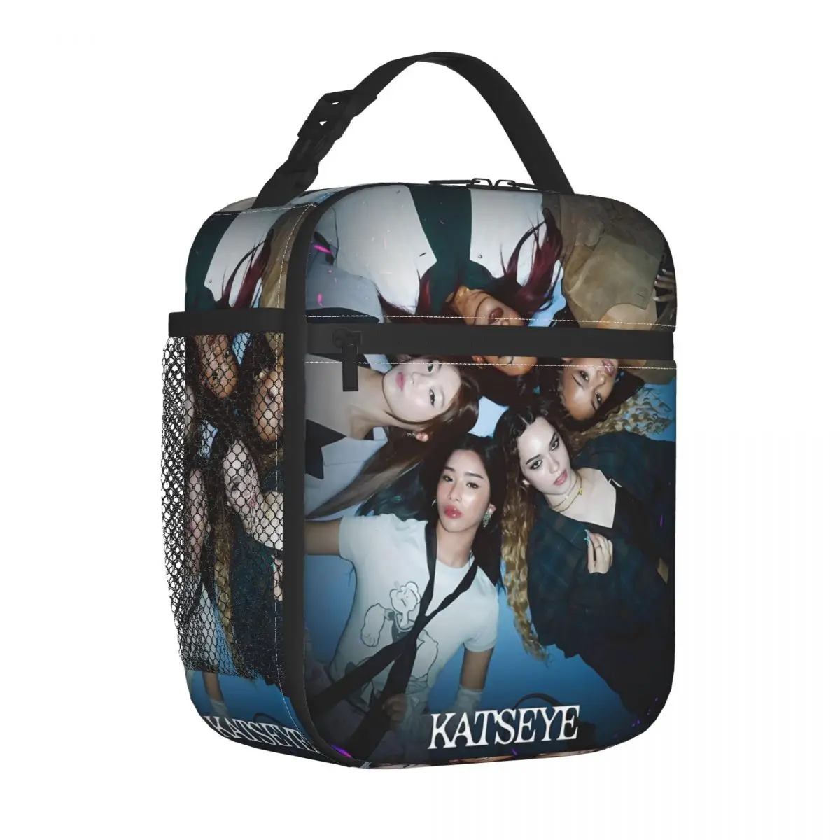 Katseye Kpop Insulated Lunch Bags Thermal Bag  Lunch Container Lara Manon Megan Leakproof Tote Lunch Box Food Bag Work Picnic