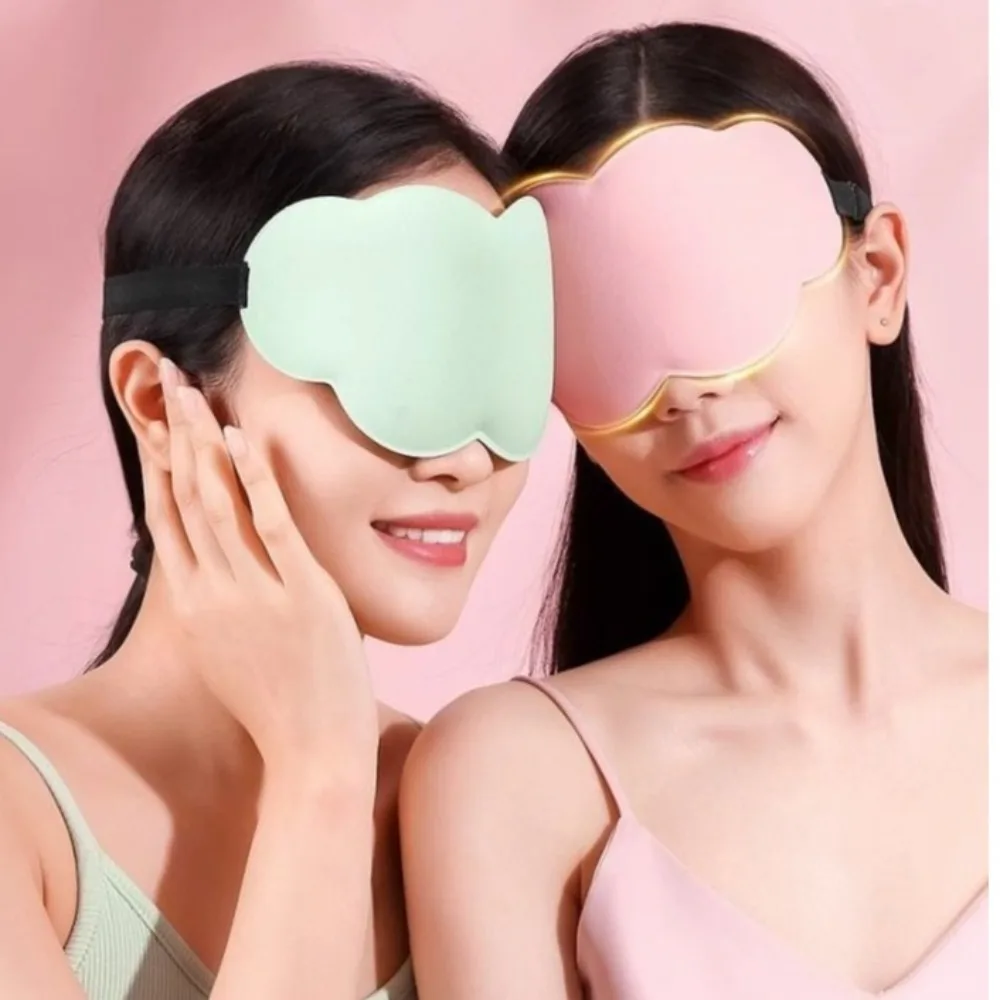 Clouds Ice Silk Blackout Eye Mask Portable Light Isolation Sleeping Mask Shading Soft Eye Patch Cover Women