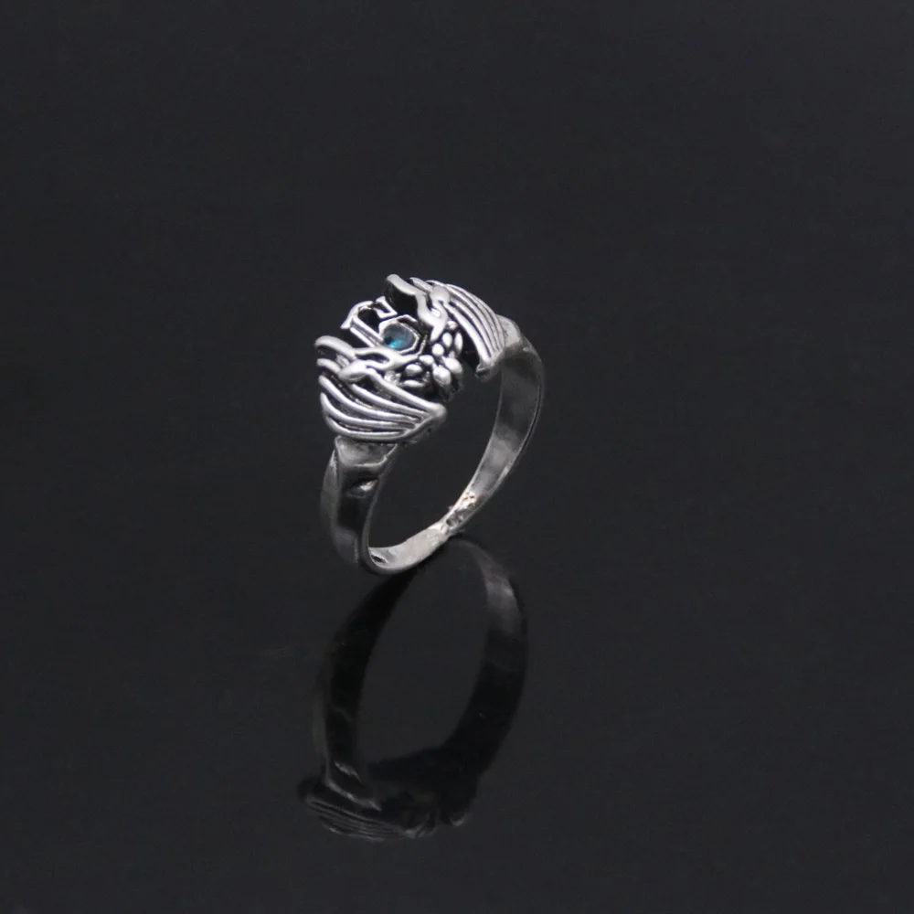 Anime Bleach Cosplay Rings Hitsugaya Toushirou Ulquiorra Cifer Grimmjow Metal Adjustable Unisex Rings Fans Props Jewelry Gift