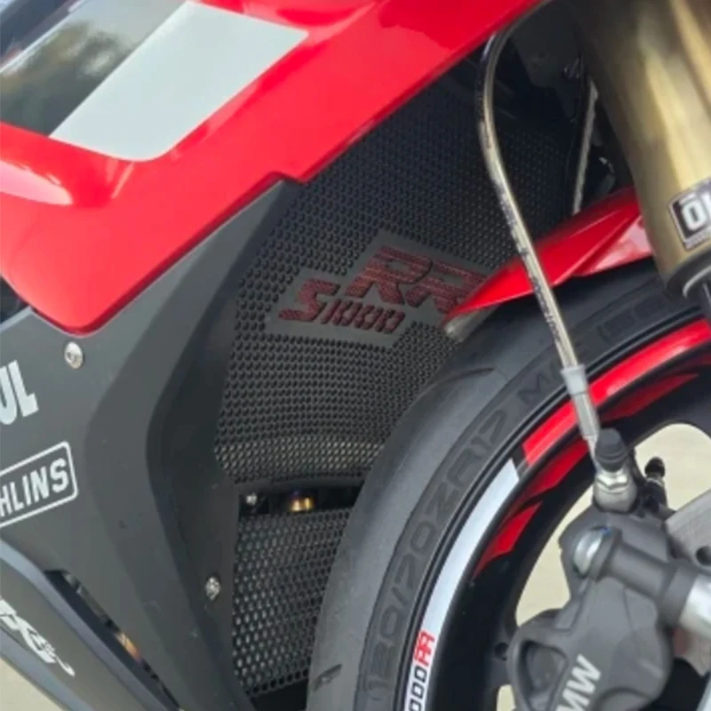 لسيارات BMW S1000RR 2010-2023 غطاء حماية تبريد محرك الدراجة النارية الانزلاق على BMW S1000RR دراجة نارية المبرد غطاء حماية الشواية