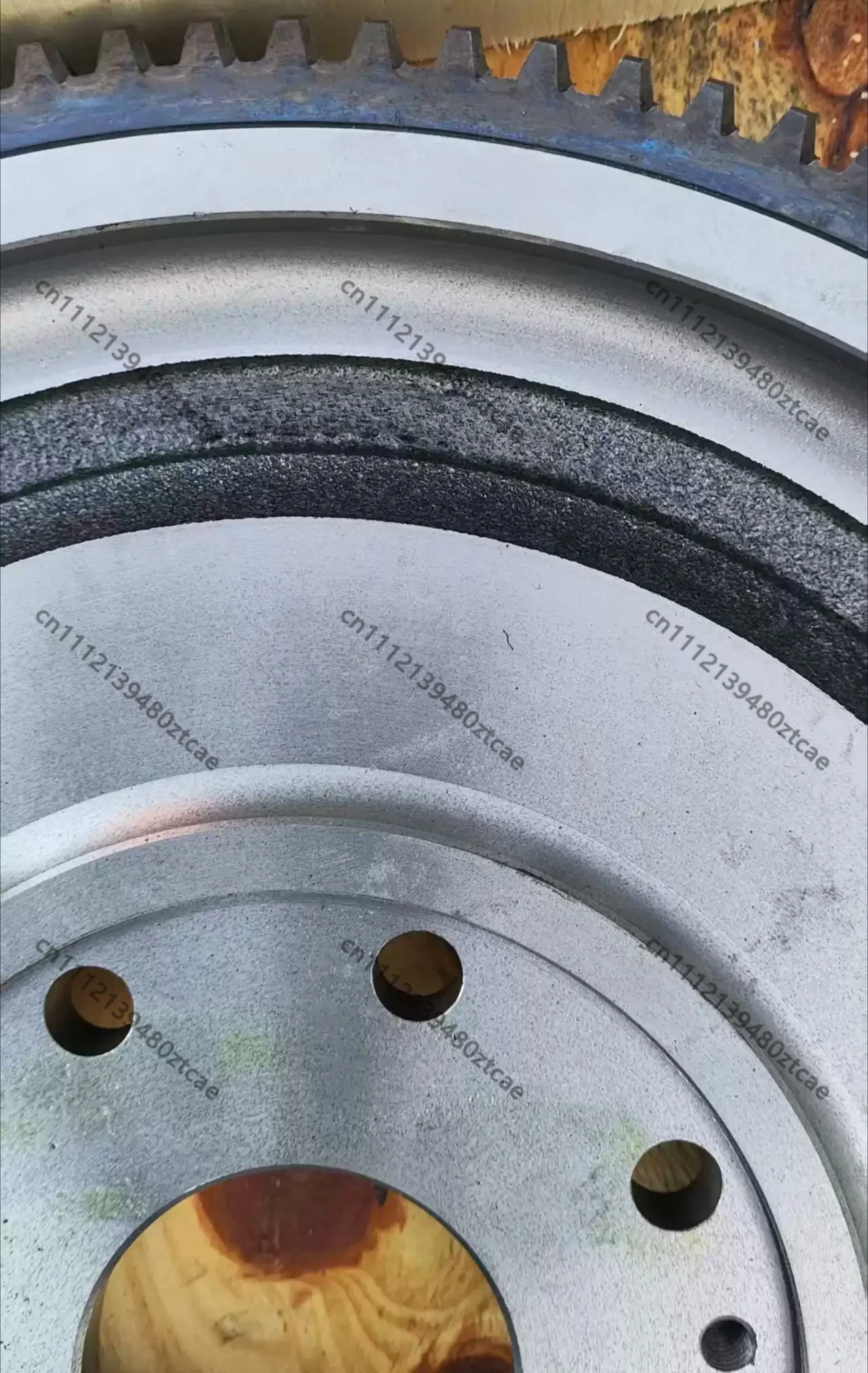 Diesel Engine Flywheel Assembly With Ring Gear Heavy Machinery Generator Replacement Spare Parts
