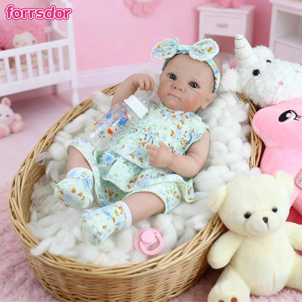 19 Polegada bettie reborn silicone completo vinil boneca do bebê menina lavável recém-nascido boneca 3d pintado pele bebe reborn brinquedos presentes de natal