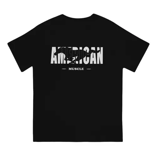 Imagen 2 del producto Camiseta de algodón con estampado de caballo Mustang para hombre, camisa Hipster de manga corta con cuello redondo, Idea de regalo