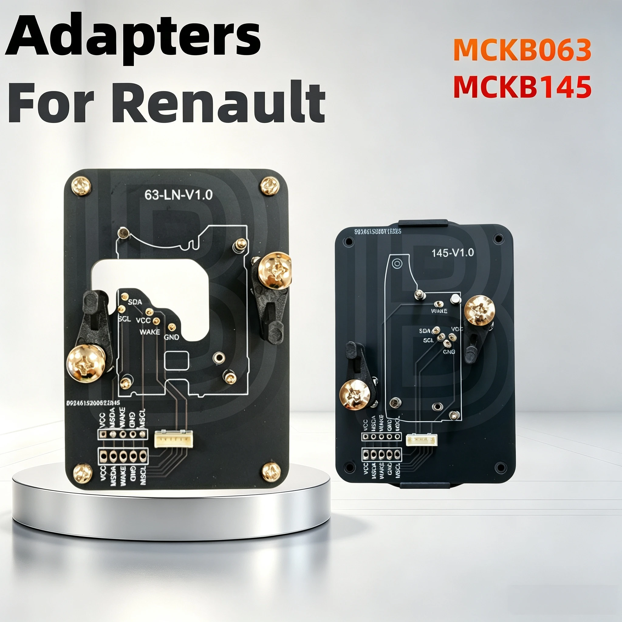Suitable for Renault Smart Remote Key Adapter, Mckb63/145 Compatible with Nxp Killer Kd Xhorse... Devices for Solder-Free Reading, Writing, and Cloning