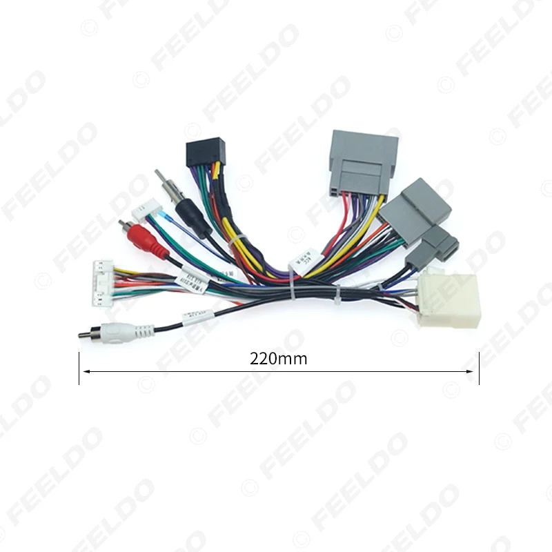 혼다 시빅 CRV 미디어 배선 하네스용 카 오디오 라디오 CD 플레이어 16핀 안드로이드 전원 케이블 어댑터