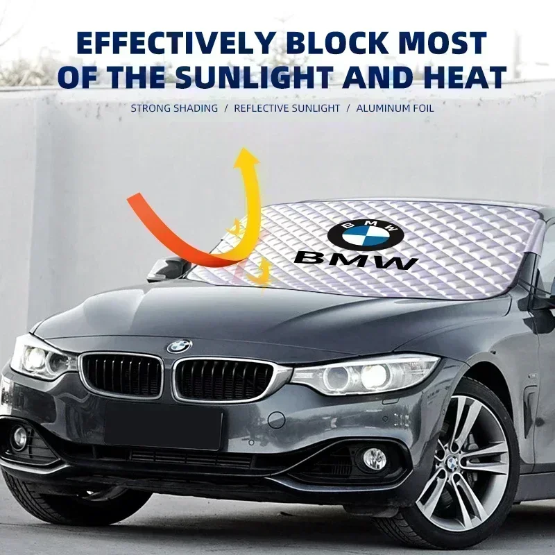 

1pcs Winter Car Snow Shield Shade Front Windshield Anti-frost Antifreeze Sunshade Cover Sun Shade Protector For BMW M GT