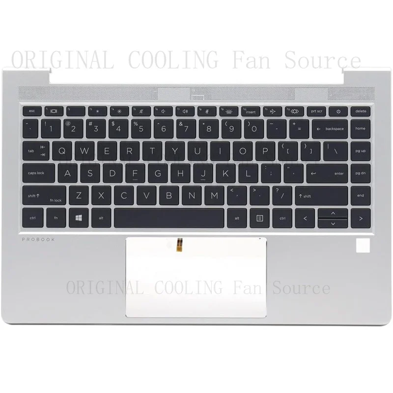 R+  New FOR HP ProBook 440 445 G8 14" Palmrest Keyboard Bezel LTNA M23770-161 w/SD card