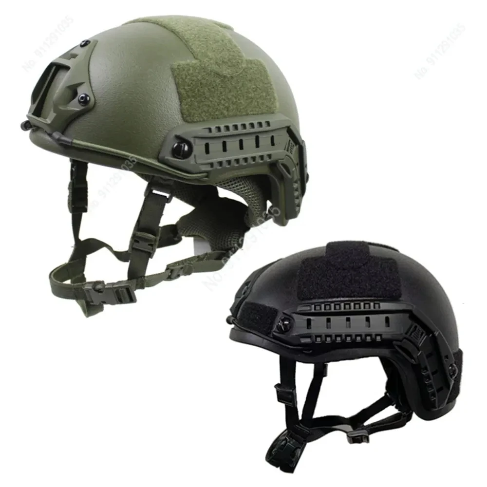 Casco táctico de corte alto balístico ACH, núcleo de aramida balística, casco de seguridad, casco rápido NIJ MICH