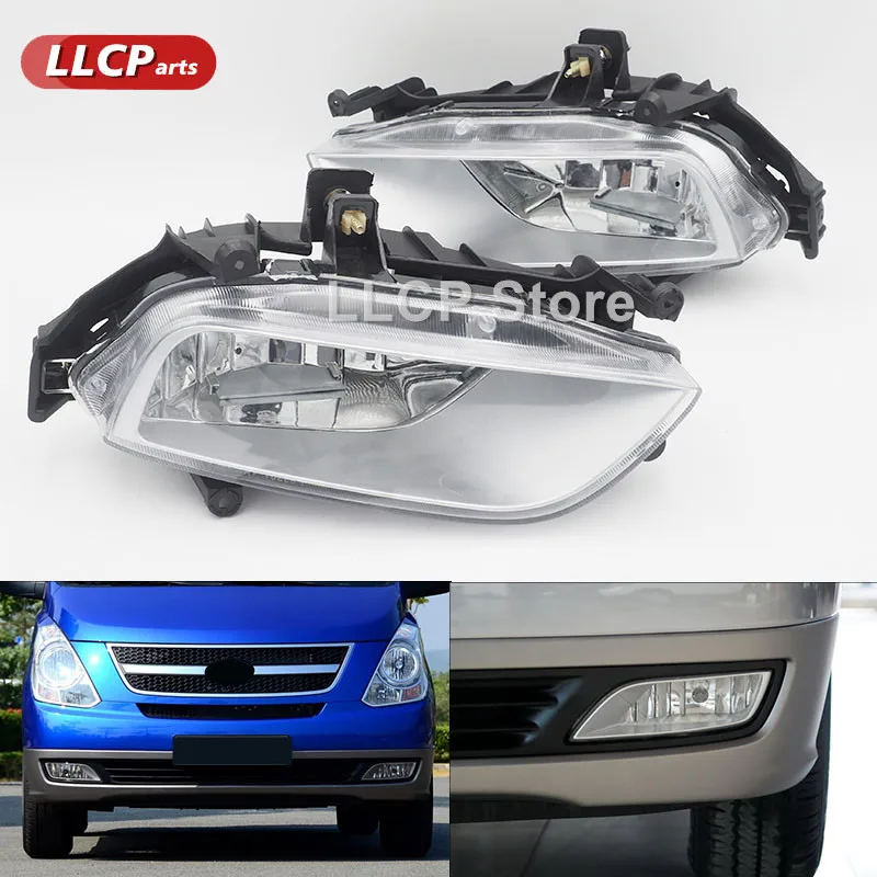 For Hyundai i800 iMAX H1/ Grand Starex 2007-2015 Front Bumper Fog Lamp Fog Lights Driving Foglight 922014H000 922024H000