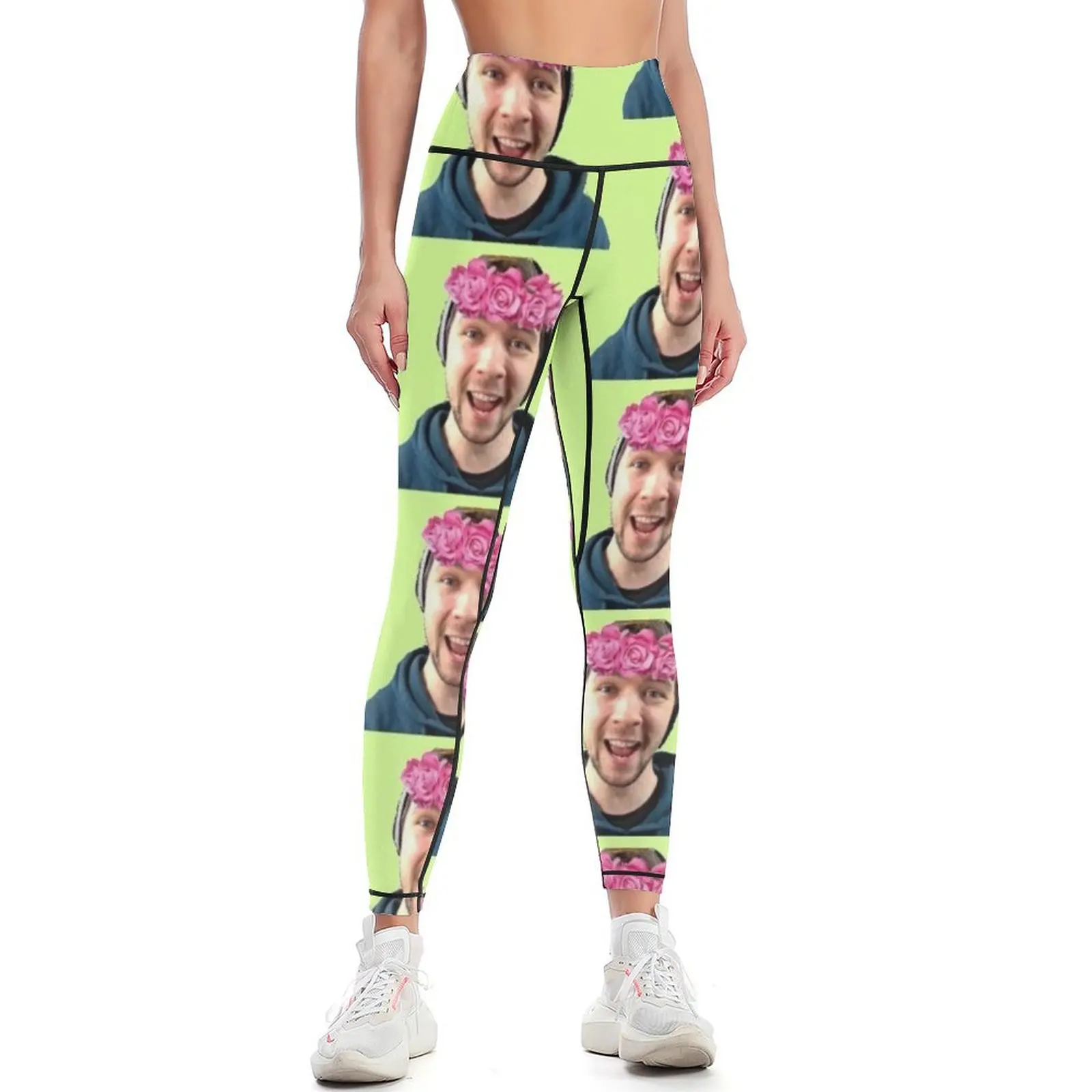 

Jacksepticeye: Flower Crown Leggings gym top Clothing fitness Womens Leggings