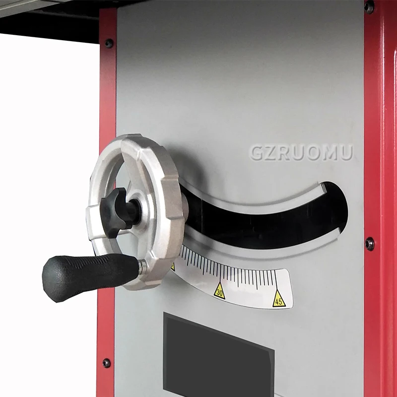 Serra de mesa de 10 polegadas com suporte e tampa protetora 1800W Motor 2800 RPM 1015x 685mm Mesa 90 °   Corte Cruzado e 0-45 °   Chanfro