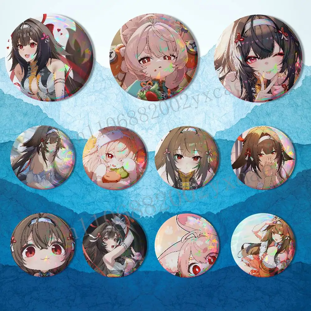 

Cute Ye Shunguang ZZZ Zhao ZZZ Creative Round Badge Button Pin Bag Decor Fans Collection Friends Gift Brooch