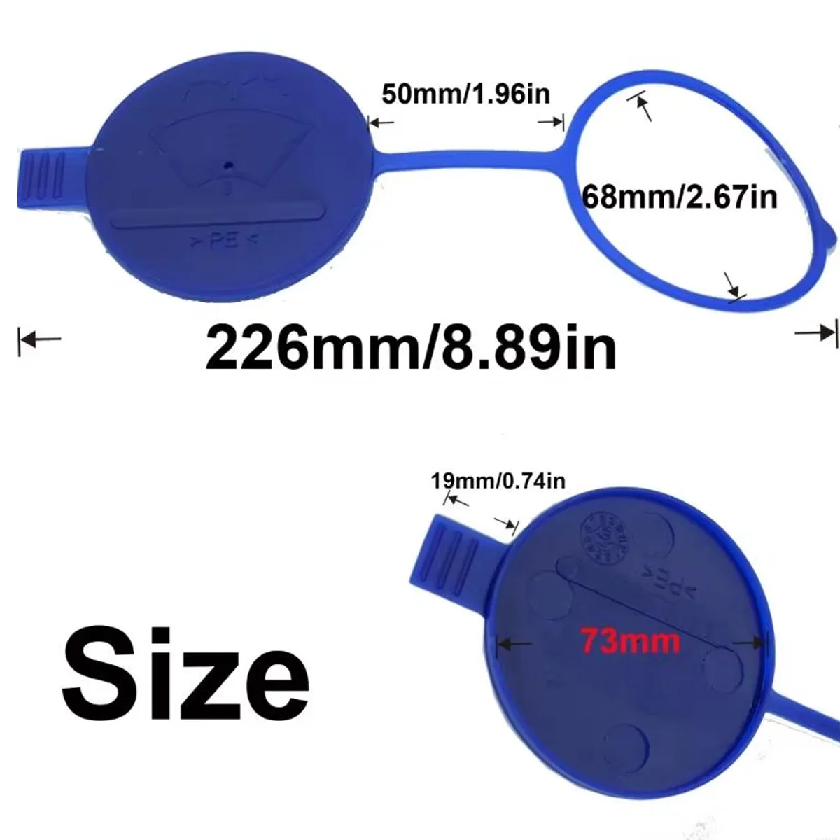 YONGRUN غطاء خزان سائل غسالة الزجاج الأمامي للسيارة مناسب لمرسيدس بنز سبرينتر 2500/3500 OE: 9068690072 A9068690072 #6