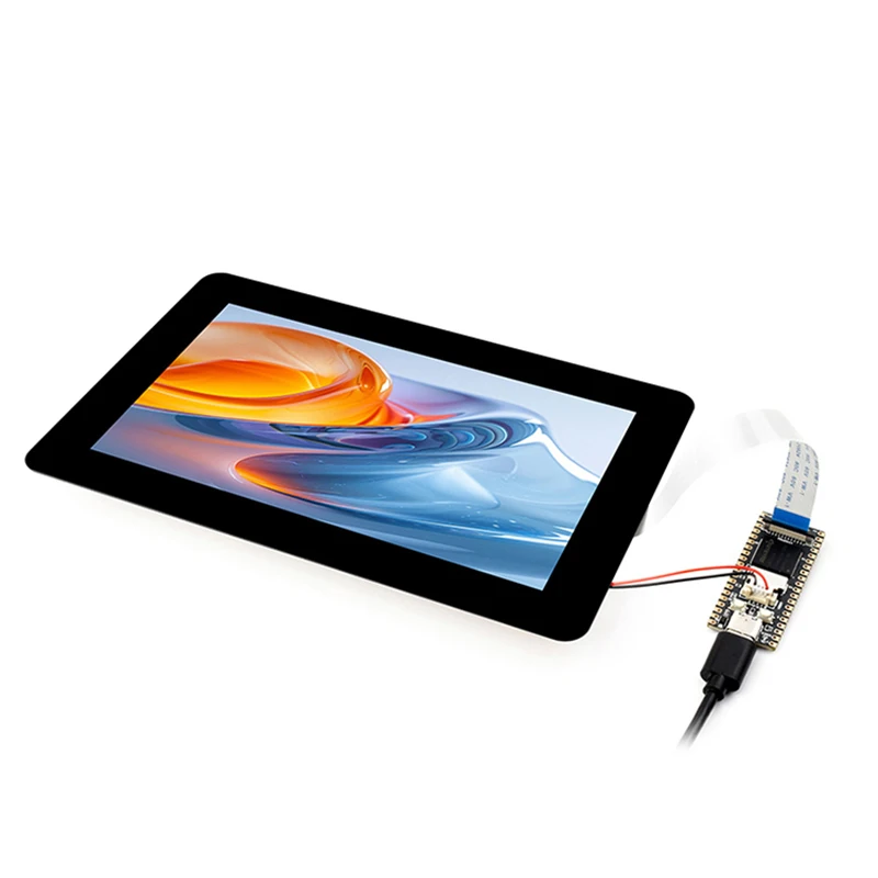 Waveshare 7-inch DSI capacitief touchscreen met 720x1280 IPS-paneel, 10-punts aanraking, display voor Raspberry Pi 5/4B/3B/3B+