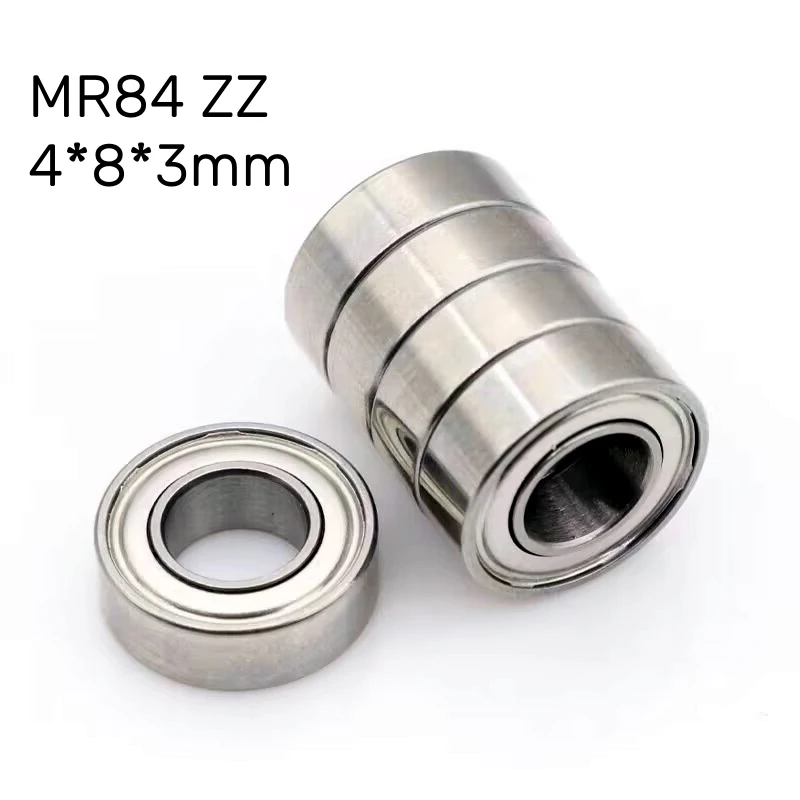 

10pcs Miniature bearing Precision ball mini MR84ZZ bearing steel 4*8*3mm