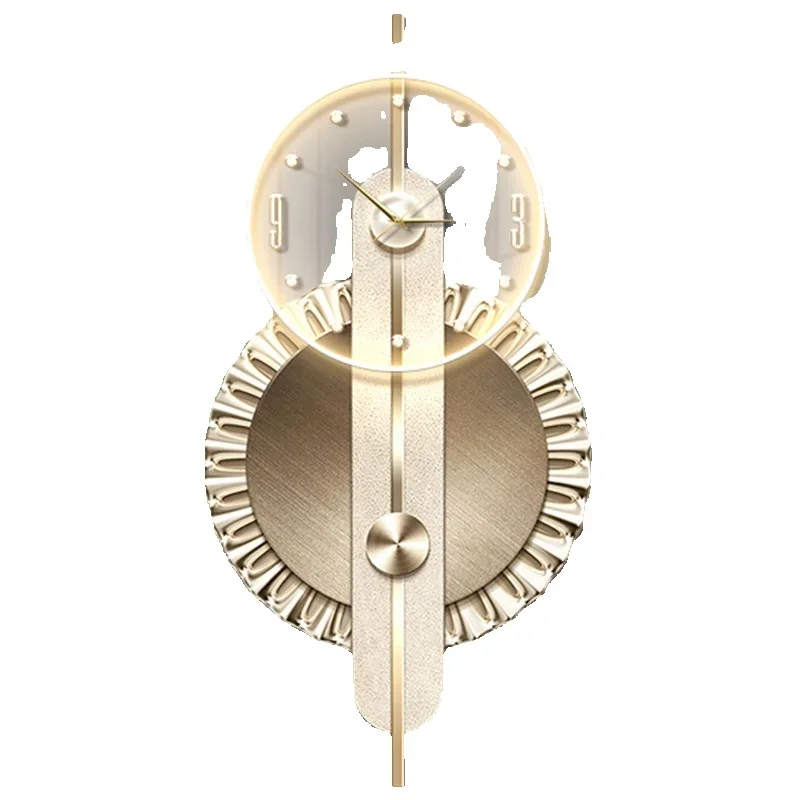 China Metal Wall Art Wall Clocks Art Mural Nordic Creative Design Clock Wall Simple Nordic Restaurant Wanduhr Home Decoration