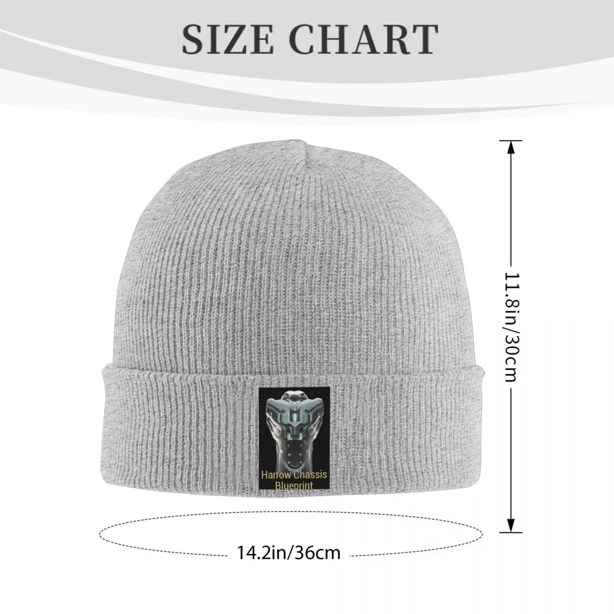 هارو الهيكل مخطط Warframe Tennoc قبعة محبوكة دافئة الشتاء متماسكة بونيه قبعة Skullies Beanies الهيب هوب قبعات للجنسين