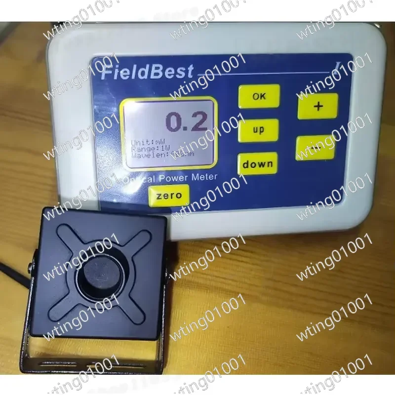 for Optical Power Meter High Accuracy Full Spectrum 0.1mW to 2W Range 0.1mW Resolution Data Import Function Professional