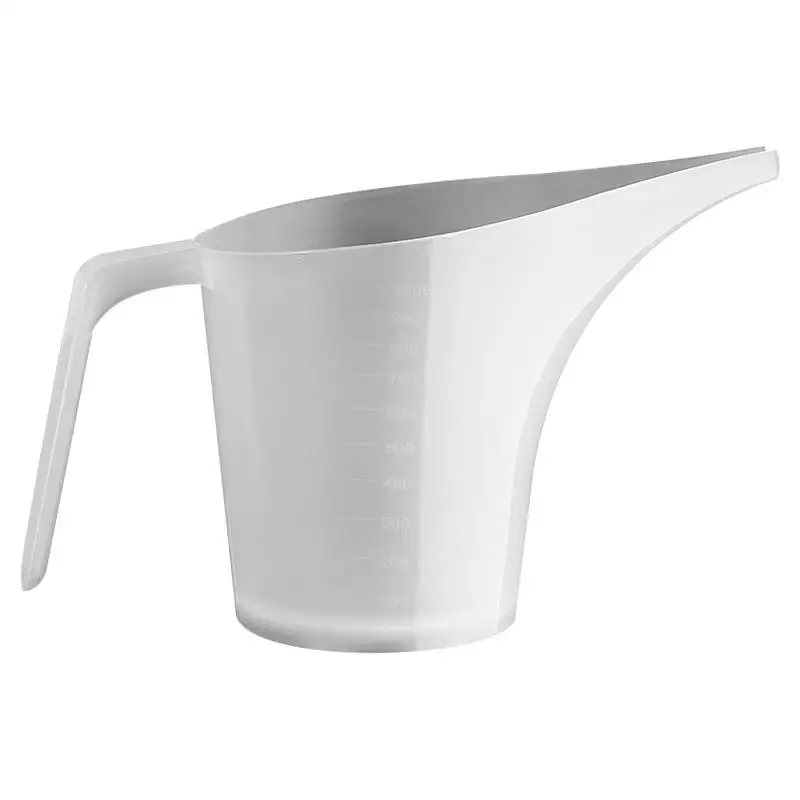Pointed Mouth Pouring Pot Baking Batter Dispenser with Scale Measurement Cup Mixing Bowl Cake Split Funnel Baking Kitchen