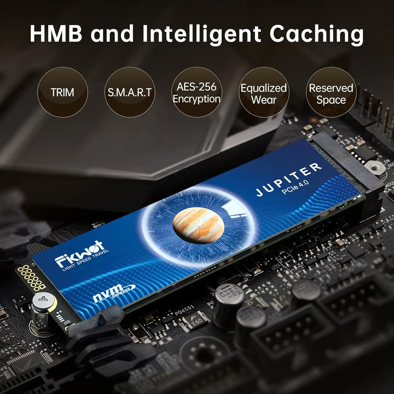 Fikwot FX991 M.2 SSD 1 تيرا بايت 2 تيرا بايت 4 تيرا بايت 7300 ميجابايت/ثانية PCIe4.0x4 M2 2280 SSD ثلاثية الأبعاد QLC NAND محرك الحالة الصلبة الداخلي لأجهزة الكمبيوتر المحمول المكتبية PS5