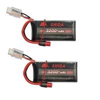 Upgraded 3S 11.1V 3200mAh 25C Lipo battery/USB for MJX Hyper Go 14209 14210 14301 14302 14303 1/14 RC cars RC Trucks