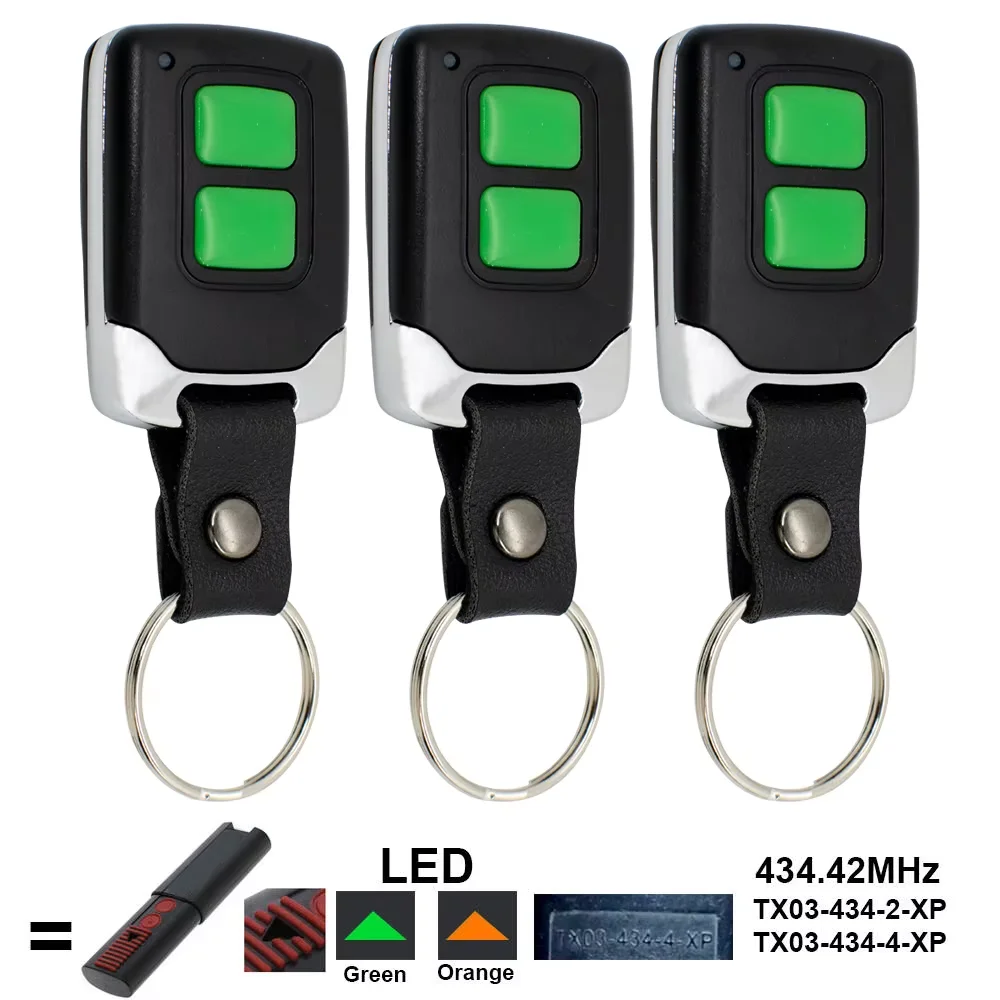 TX03 434 4 XP 434MHz Garage Door Remote Control 434.42MHz 4013 TX03-434-4-XP Electric Gate Remote Control 1-20pcs