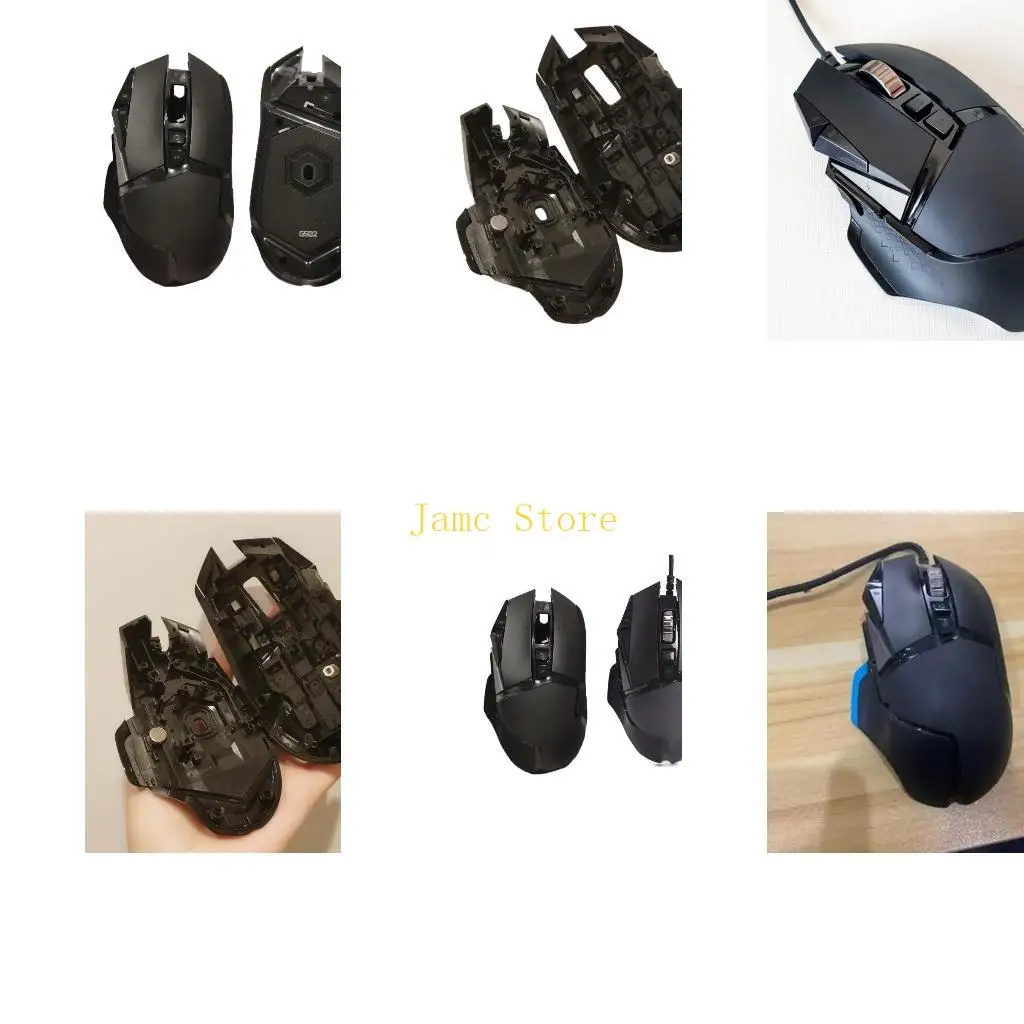 

LX0B Mouse Top Shell Bottom Case Replacement Mouse Shell for G502 Mouse