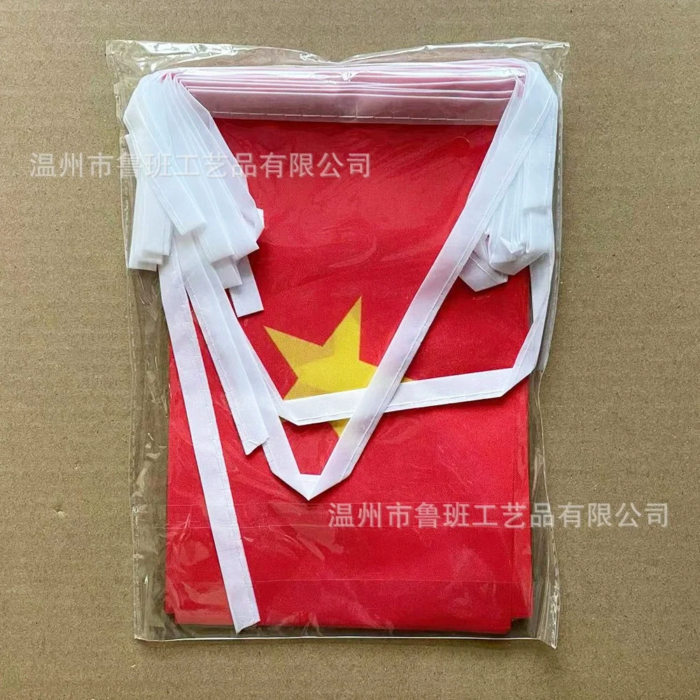 السماء العلم فيتنام الرايات أعلام 14x21 سنتيمتر 20 قطعة/الوحدة فيتنام سلسلة أعلام راية راية مهرجان عطلة حفلة للزينة #3