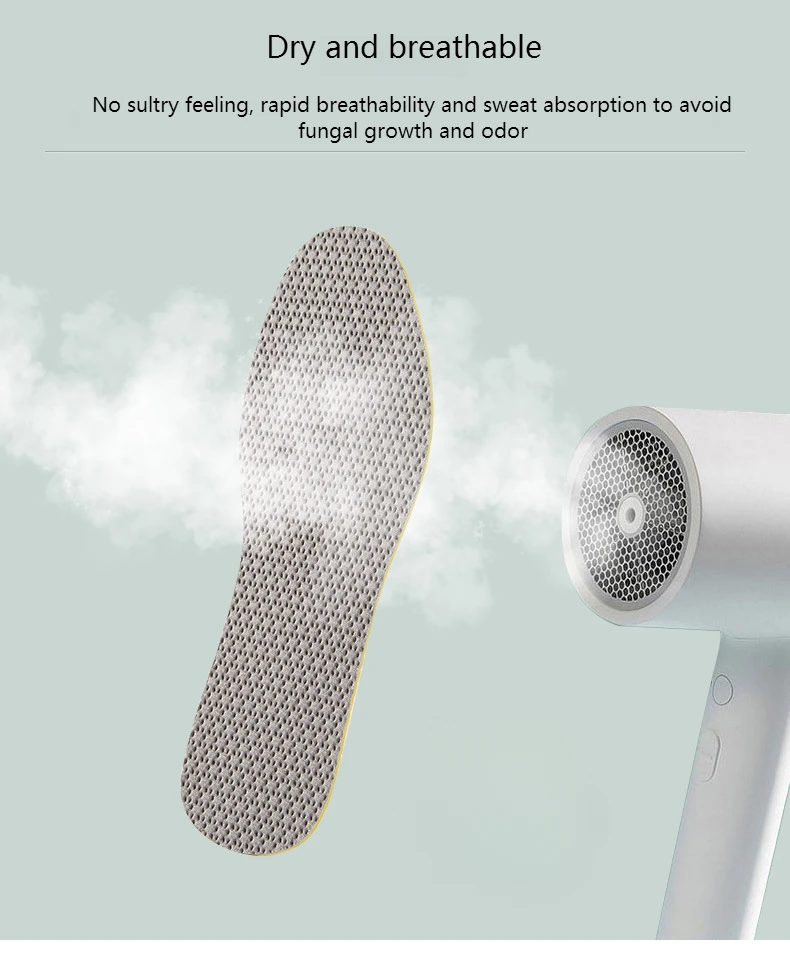 Memory-Schaum-Einlegesohlen für Schuhe, atmungsaktiv, Deodorant, Laufen, Sport-Einlegesohle für Füße, rutschfeste Vorlage, weiche, bequeme Schuhsohle – Detail 6