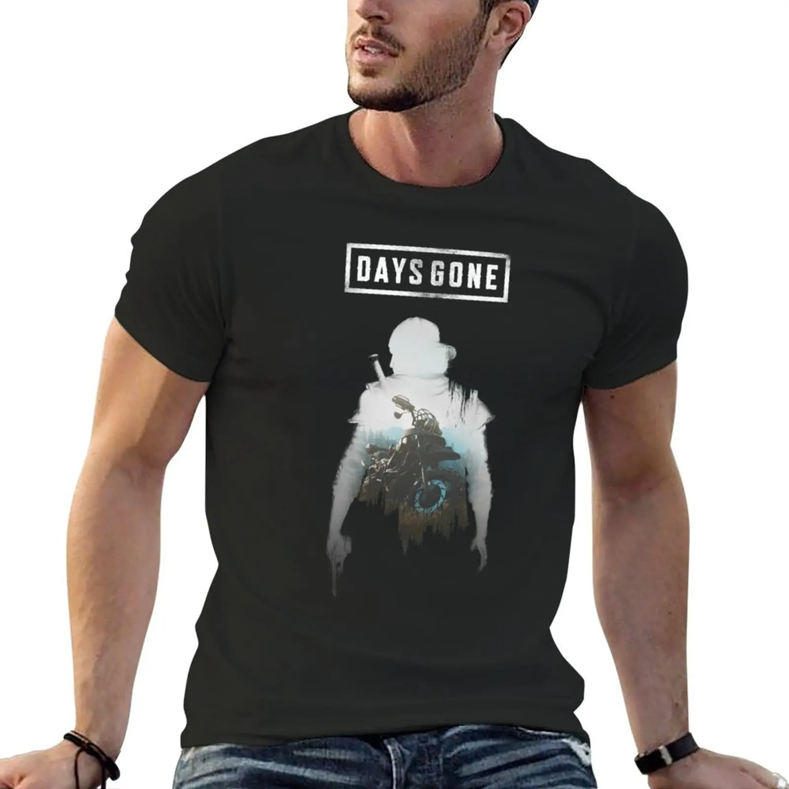 

Days Gone T-Shirt anime clothes man t shirt customs mens clothes