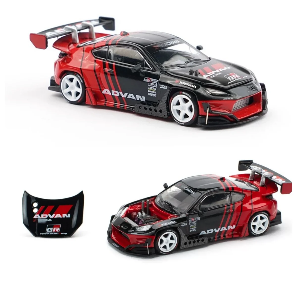 

Pop Race PR64-228 Pandem GR 86 Advan 1/64 JDM Diecast Model Car