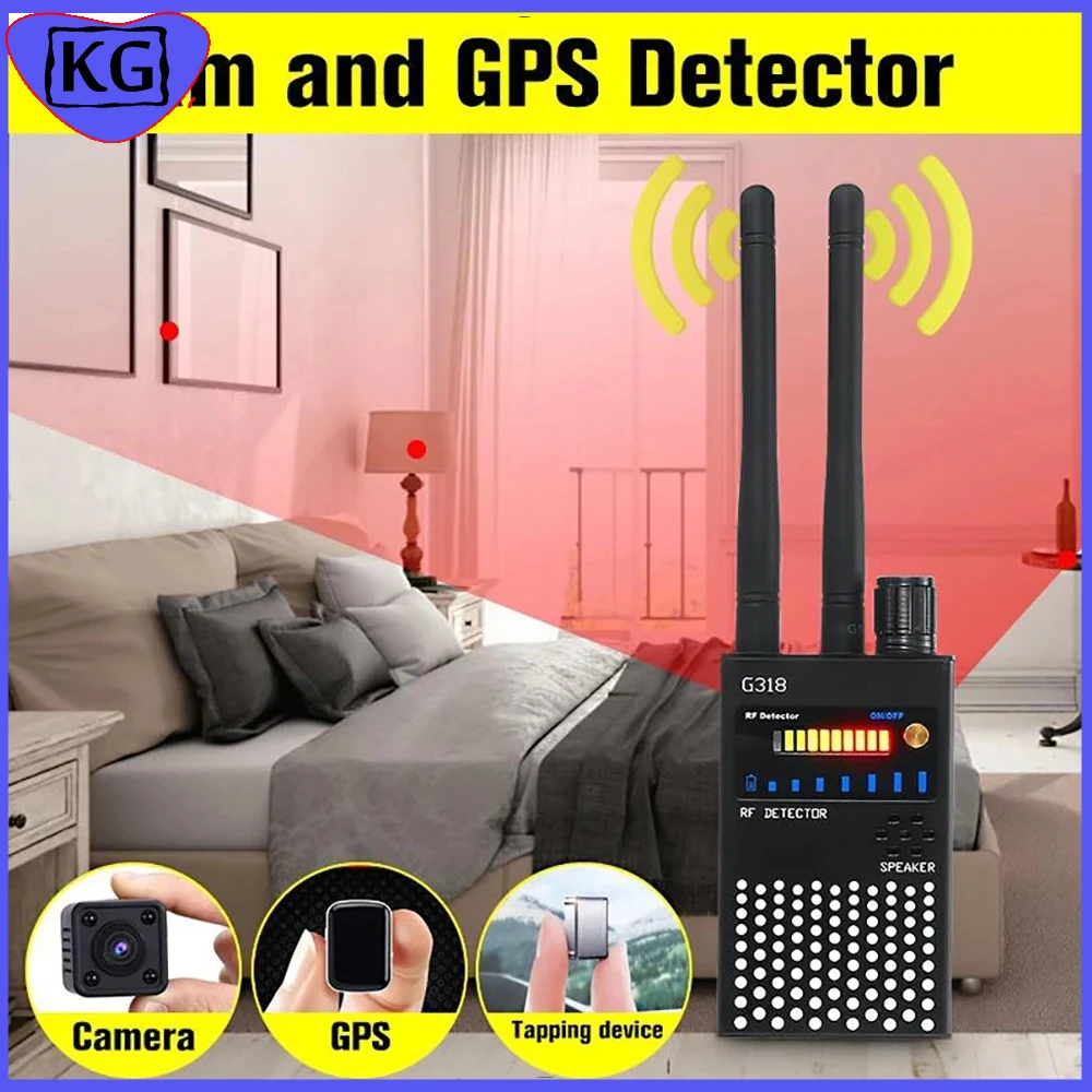 

Anti Spy Detector Cameras Hotels Wifi Bug GPS GSM Wireless Camera Scanner Mini Cam GPS Tracker Spy Gadgets Device Detector