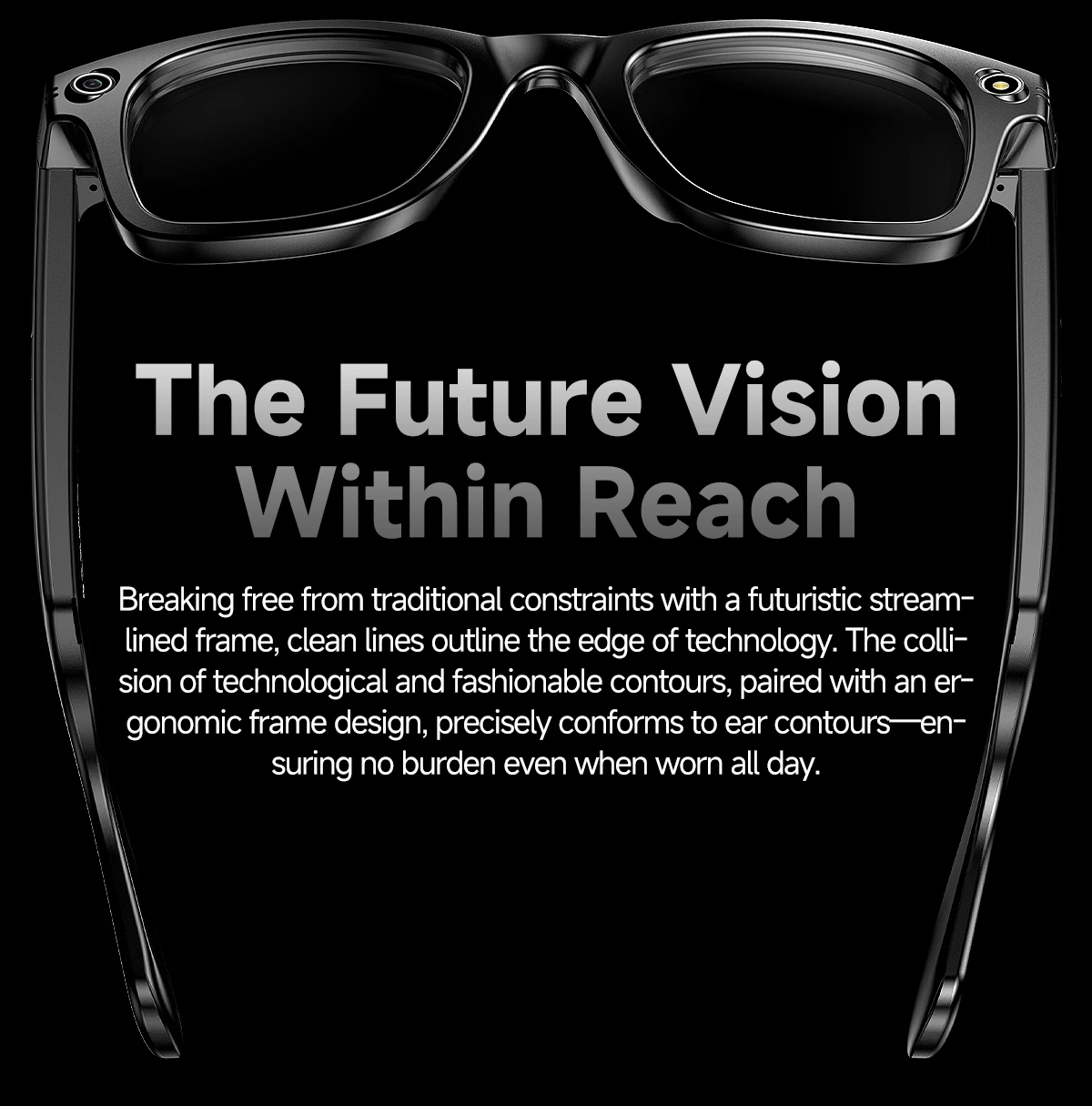 2026 Neue KI-Smart-Brille 8MP Kamera HD-Videoaufnahme KI-Übersetzung WLAN-Übertragung Bluetooth-Anruf Musik Radfahren für Männer und Frauen – Detail 3