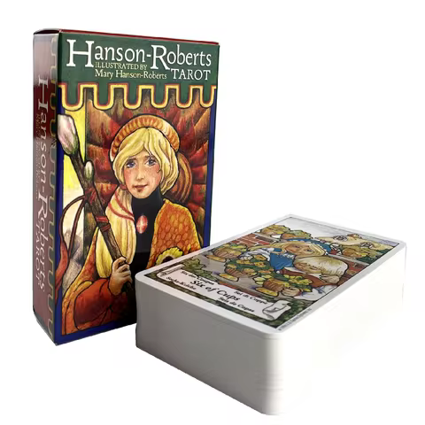 Hanson Roberts Tarot Cards A 78 Deck Oracle English Visions Divination Edition Borad Playing Games