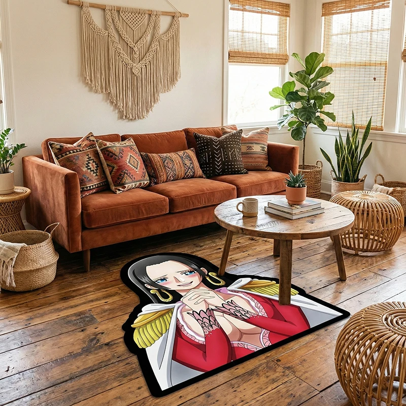 OnePiece Pirate Empress Design Rug Bedroom Living Room Kid's Room Non-slip Decorative Floor Mat Collection Birthday Gift Carpet