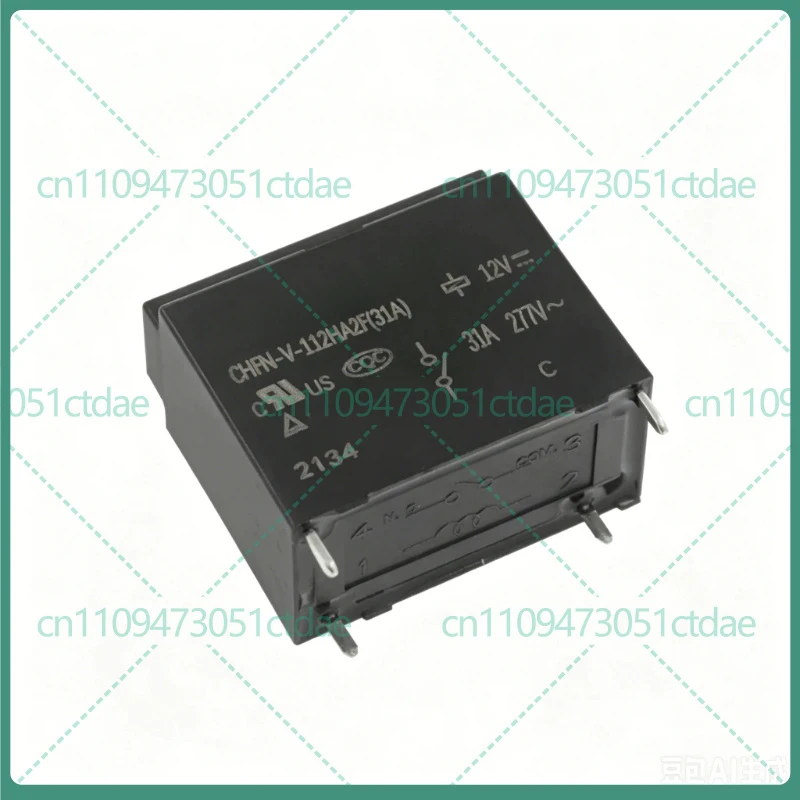 5-25pcs For CHFN-V-112HA2F CHFN-V-124HA2F Churod High Current Power Relay 31A 35A SPST DIP PCB Mount Relay Component