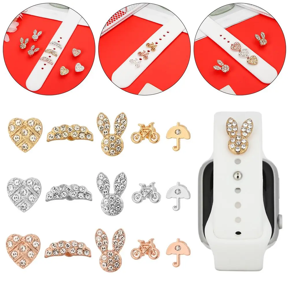 Accessories Strap Decorative Ring Nails Watch Band Ornament Ring Nails For Apple Watch Band Wristbelt Charms For Apple Watch