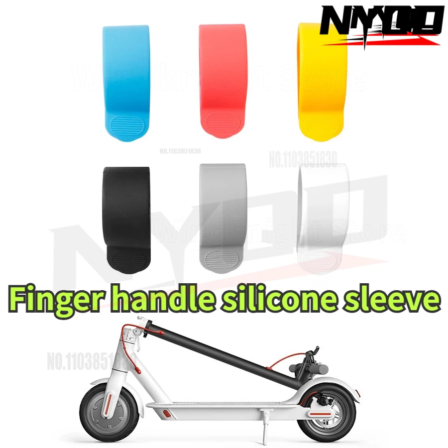 Juste en silicone pour accélérateur de scooter Xiaomi, housse de protection des doigts, coque étanche, poignée universelle, 2 pièces