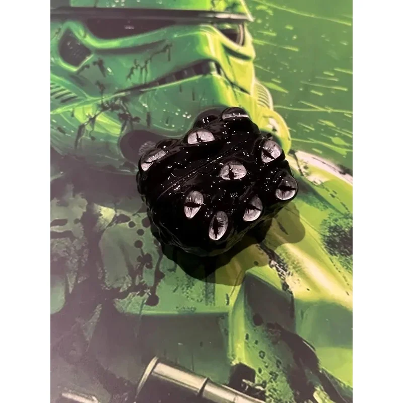 HorrorEyeArt Teeth and Gothic Blood Human Eyes AirPods Pro/Pro2 Protective Case, Horror Luminous Cat Eye Earphone Cover.